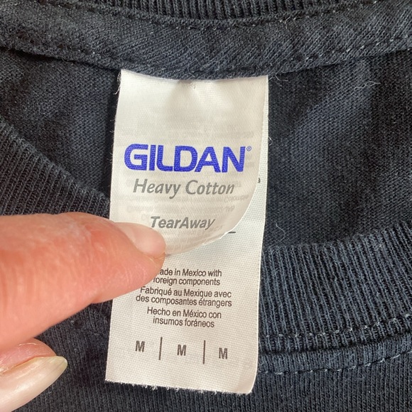 Unisex 2017 Gildan Black Dave Davies Of The Kinks Tour T Shirt - Picture 3 of 8